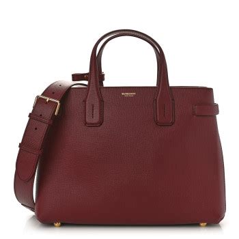 burberry banner mahogany red outfit|BURBERRY Grainy Calfskin House Check Medium Banner Tote .